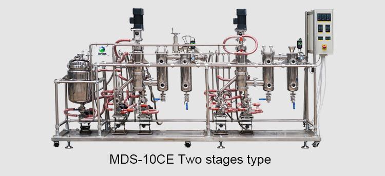 to trin kortvejs destillationsudstyr two stages short path distillation equipment