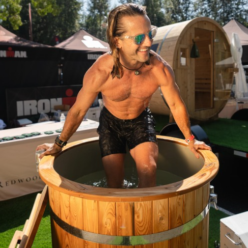 Træ Ice Bath Chiller Kits Producent WiFi Control